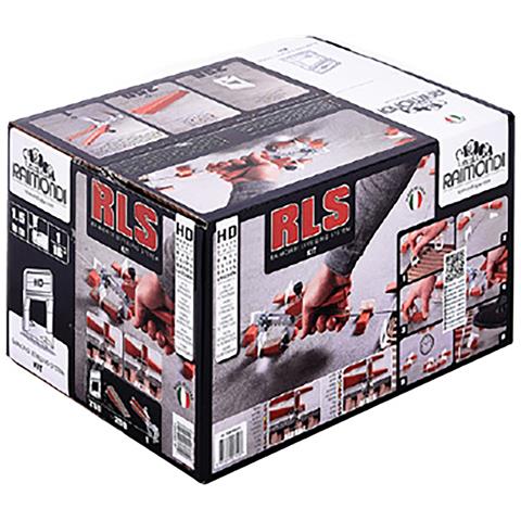 Levelling System Rls R.l.s. Kit Scatolo Hd Composto Da 250 Basi Distanziatori Auto Livellante Per Fuga Da 1,5 Mm E Per Mattonelle Con Spessore Da 3 A 12 Mm 250 Cunei 1 Pinza Per Applicare Le Piastrelle A Pavimento - Foto 1