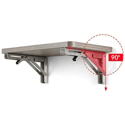 Confezione Da 2 Staffe Per Mensola Triangolari Black Xxl - Foto 6