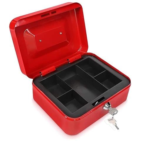 Cassaforte Portavalori Cassetta Di Sicurezza Serratura A Chiave - Foto 1