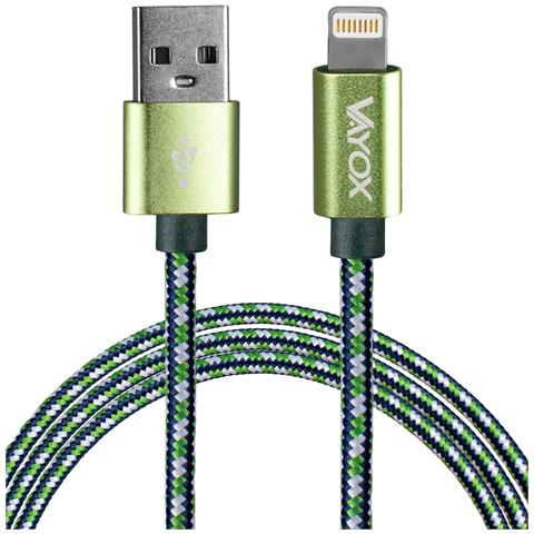 Cavo Usb - Lightning Verde 1,5 M Va0147 - Foto 1