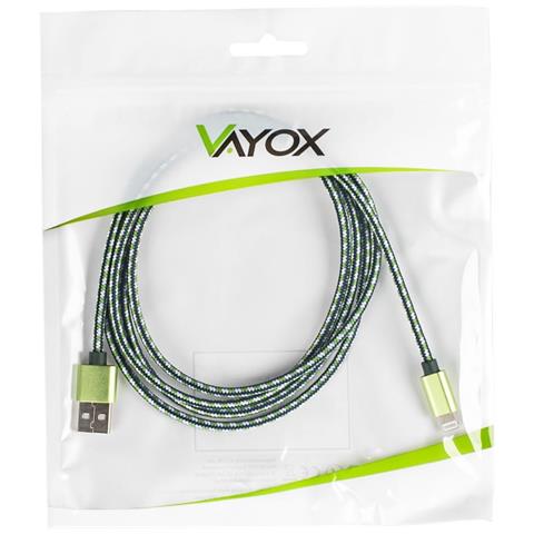 Cavo Usb - Lightning Verde 1,5 M Va0147 - Foto 2