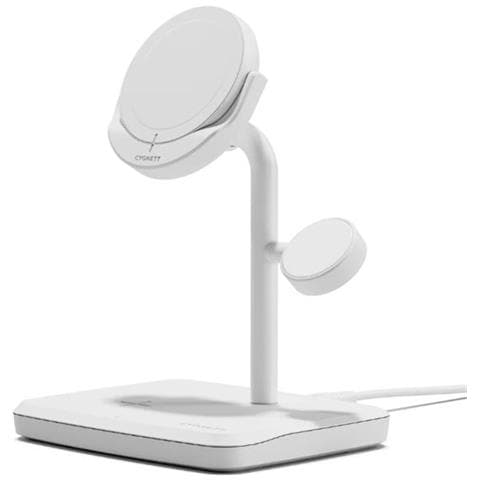 Caricabatterie wireless /senza fili USB /C Colore Bianco - Foto 2