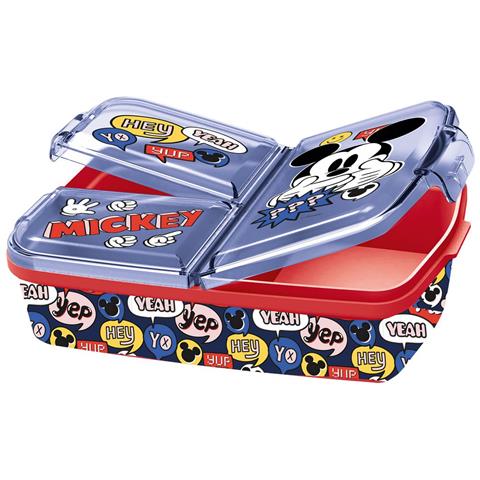 Sandwich Box Plastica Bimbi Mickey Mouse - Foto 2
