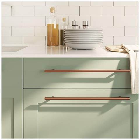 Maniglie Per Mobili 10 Pz Bronzo 320 Mm In Acciaio Inox - Foto 1