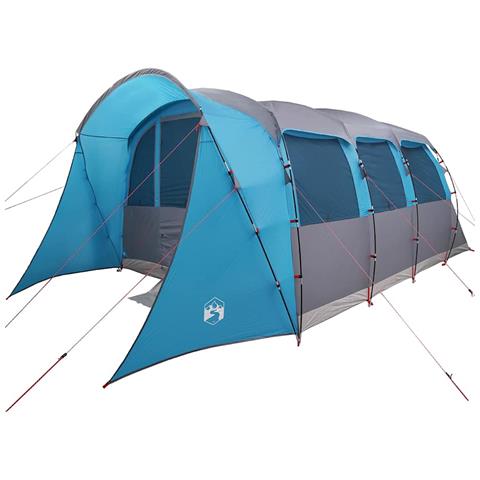Tenda Familiare  con Finestre Tunnel Blu per 8 Persone Impermeabile - Foto 1