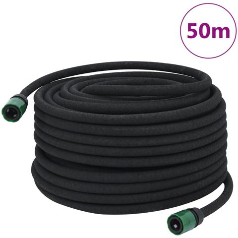 "Tubo di Irrigazione da Giardino Nero 0,6"" 50 m in Gomma" - Foto 1