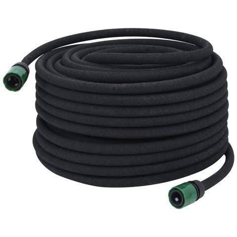 "Tubo di Irrigazione da Giardino Nero 0,6"" 50 m in Gomma" - Foto 2