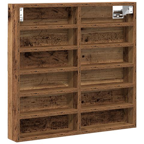 Vetrina in Legno D'epoca 60x8,5x58 cm Legno Ingegnerizzato - Foto 1