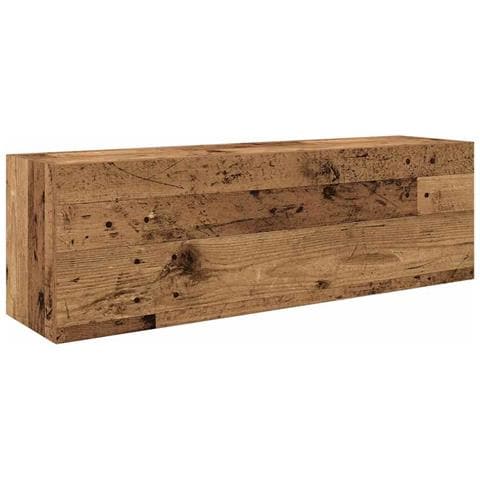 Mobile da Bagno Legno Antico 100x25x30 cm in Truciolato - Foto 1