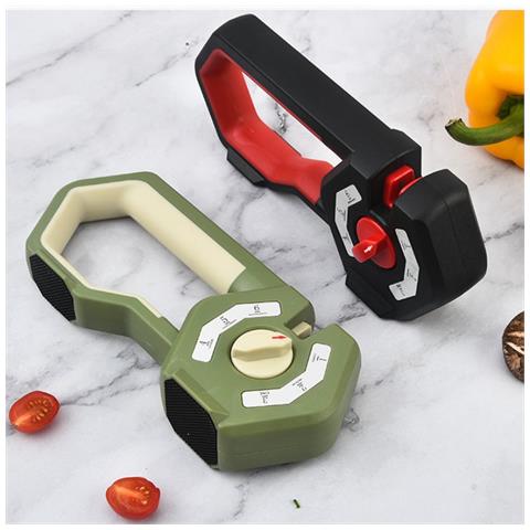Affilacoltelli Multifunzione 6-in-1 - Acciaio Al Tungsteno E Ceramica Green - Foto 2