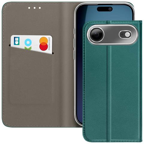 Custodia A Libro Per Iphone 17 Air Con Portacarte E Funzione Supporto Video - Foto 5