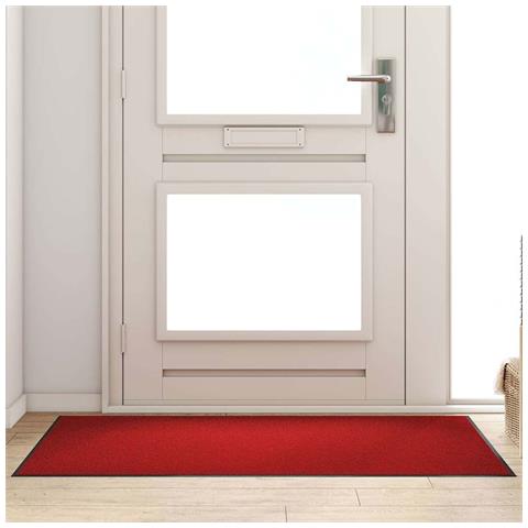 Tappetino Rosso e Nero 90 x 150 cm Polipropilene e vinile - Foto 2