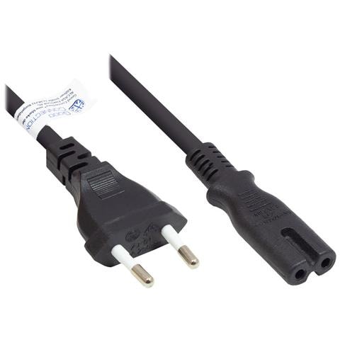 P0370-S005 cavo di alimentazione Nero 0,5 m Spina di alimentazione di tipo C Accoppiatore C7 - Foto 1