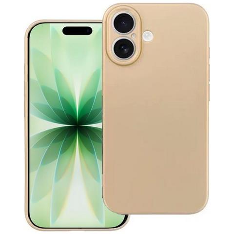 Custodia Tpu Silicone Cover Case Per Apple Iphone 17 Gold - Foto 1