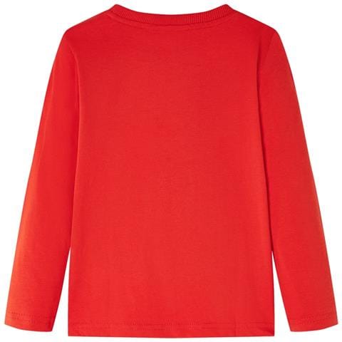Maglietta per Bambini a Maniche Lunghe Rossa 128 - Foto 2