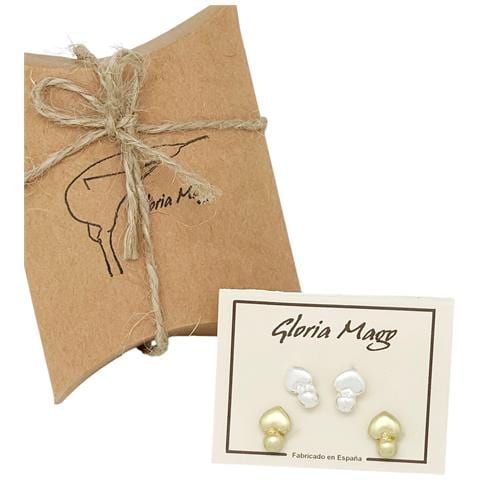 Confezione Di Mini Orecchini A Cuore In Argento 10µ E Oro - Foto 2