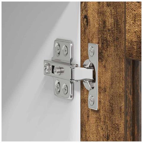 Armadio pensile con porta Riga Rovere fumé 60 x 31 x 100 cm - Foto 9