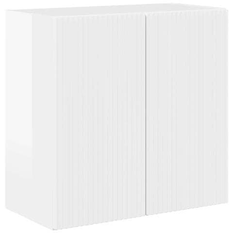 Mobile TV da parete Bianco Lucido 59,5 x 31 x 60 cm - Foto 1