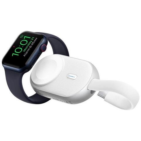 Forcell F-energy Mini Power Watch 1200 Mah Ricarica Wireless Usb-c White Per Apple Whatch - Foto 1