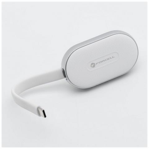 Forcell F-energy Mini Power Watch 1200 Mah Ricarica Wireless Usb-c White Per Apple Whatch - Foto 2