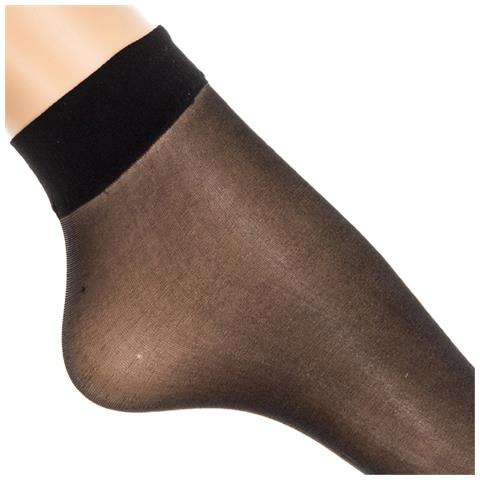 Confezione Da 2 Calzini Elastici Ultra Trasparenti Da Donna Con Punta Invisibile, 20 Den Bari - Foto 2