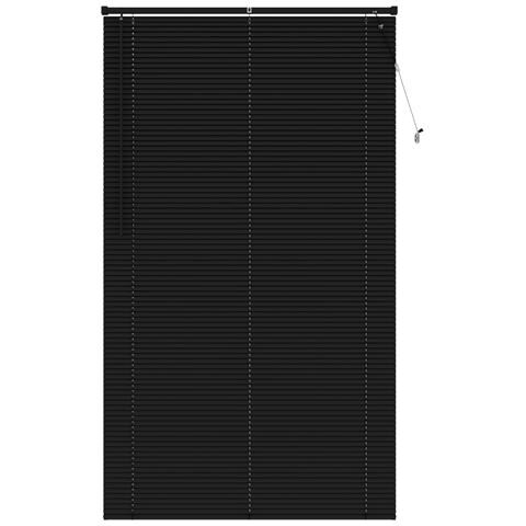 Tenda Veneziana Regolabile Nero 213 x 120 cm PVC - Foto 1