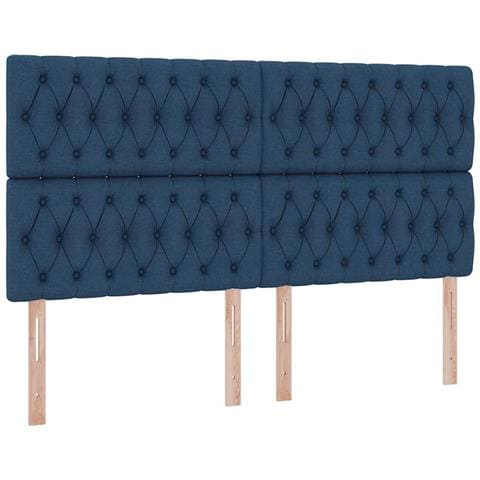 Letto con Contenitore Blu 180 x 200 cm Pelle Sintetica - Foto 9