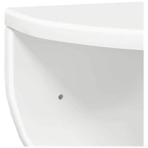 Scaffale da parete 2 pcs Bianco Lucido 48 x 24 x 24 cm - Foto 9