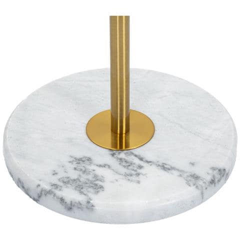 Lampada Da Terra Glam Con Appendiabiti In Metallo Oro E Tessuto Ø41x173 Cm - Foto 2