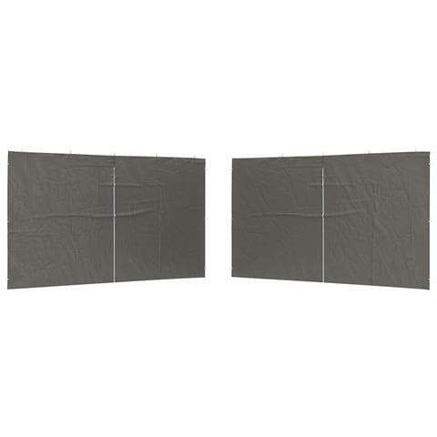 Parete per tenda da festa 2 pcs Antracite 400 x 195 cm - Foto 1