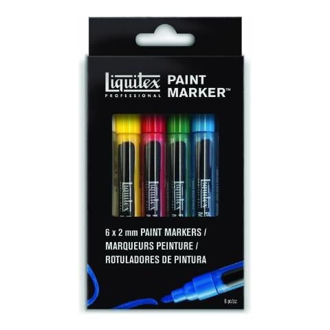 4610660 Pennarello Professionale, Fein, Set 6 Farben - Foto 1