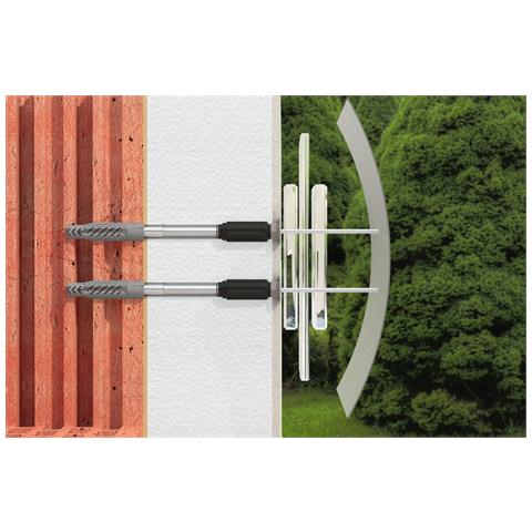 517165 ancoraggio a vite e tassello 2 pz Kit di viti e tasselli a muro - Foto 5