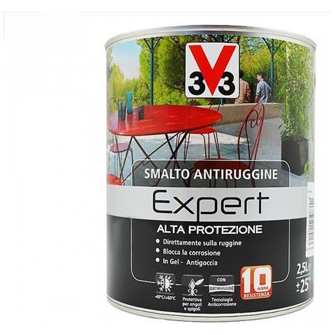 Smalto Antiruggine Per Ferro - 2,5l - Linea Expert Tenuta 10 Anni - Bianco - Foto 1