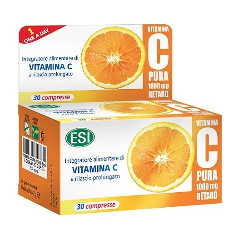 Vitamina C Pura 1000 Mg Retard 30 Compresse - Foto 2