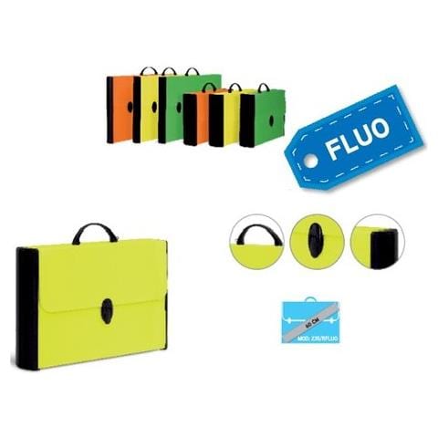 Valigetta Hardox Fluo In Pp 28x43x8,5 Colori Assortiti Pf14254 / rfluo - Foto 2