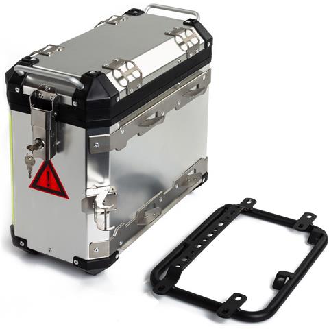 Valigia Laterale Sinistra Moto Alluminio 30l Argento - Foto 3