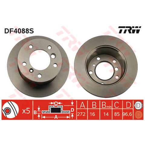 Disco Freno Df4088s Unitai - Foto 2