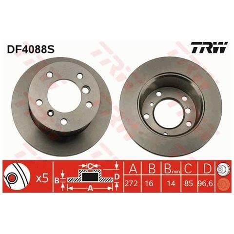 Disco Freno Df4088s Unitai - Foto 1
