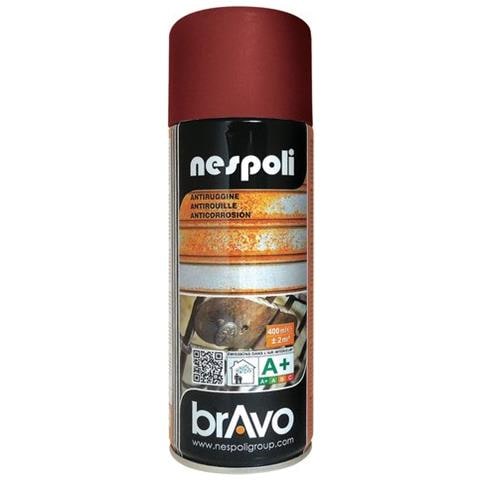 Fondo Antiruggine Spray Rosso Opaca 400 Ml Bravo - Foto 1
