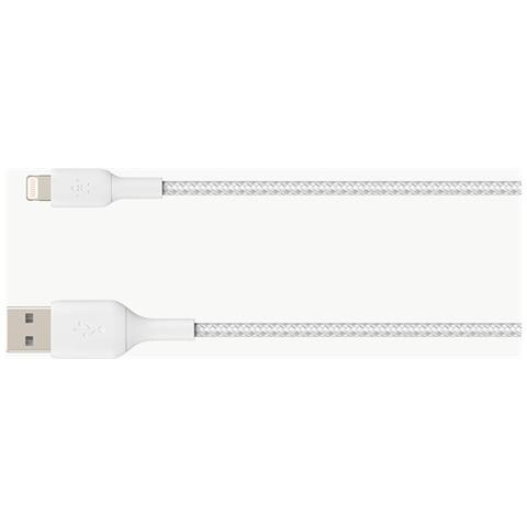 Cavo Ricarica CAA002bt1MWH USB Tipo A da 1 Metro Colore Bianco - Foto 1