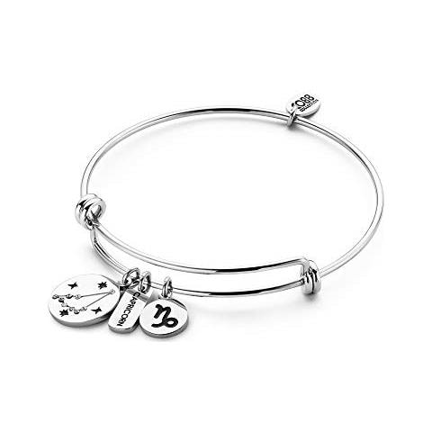 Bracciale In Acciaio Co88 Con Zodiac Capricorn Ips. - Foto 1