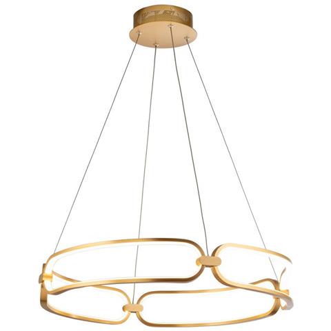Lampada A Sospensione A Led Integrata In Oro - Foto 2