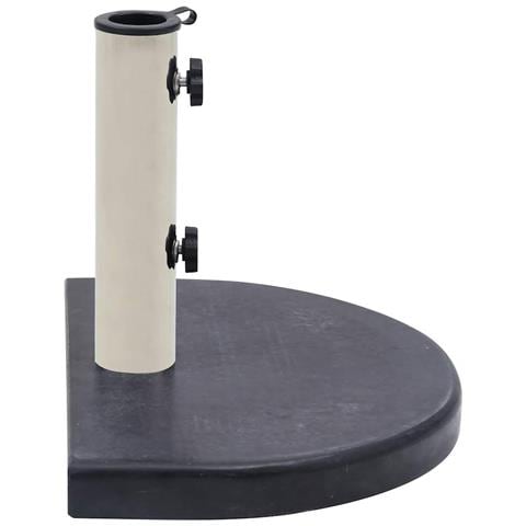 Base Per Ombrellone Nera 40x28x4 Cm In Granito - Foto 7