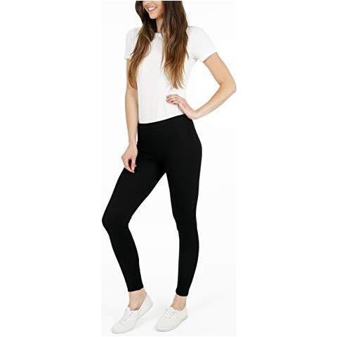 Leggings Casual Di Fm Di Londra Donne Nero (black 1) -8 Uk (formato Produttore S)  - Foto 3