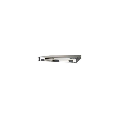 Ethernet Switch Cisco Catalyst WS-C3750G-16TD-S 16 Porte Gestibile - 16 x RJ-45 - 1 x Slot espansione - 10Base-T, 10/100/1000Base-T - Parato montabile, Desktop - Foto 1