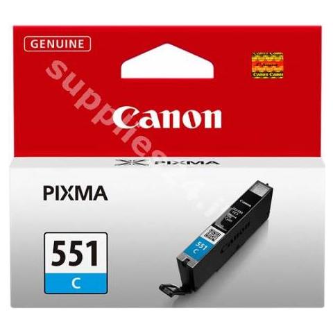 CLI-551C Toner Originale Nero per PIXMA iP7250 / MG5450 / MG6350 Capacità 665 Pagine - Foto 1