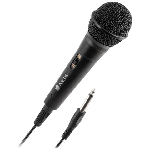 Singer Fire Karaoke microphone Cablato Nero - Foto 1
