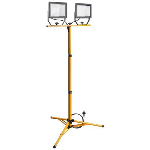 Faro Da Lavoro A Led Con Treppiede Telescopico, 2 X 50 W - Foto 1