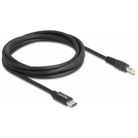 Cavo Di Ricarica Per Notebook Usb Type-c Maschio A 5,5 X 2,5 Mm Maschio - Foto 1