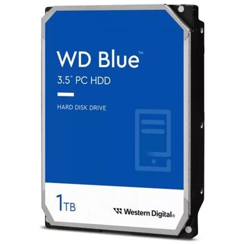 Western Digital Blue Wd10earz Disco Rigido Interno 3.5 1 Tb Serial Ata Iii (1tb Wd Blue 3.5inch Sata Hdd - Rpm 7200) - Foto 1